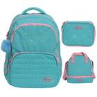 Kit Mochila Infantil Feminina Stitch + Lancheira Térmica