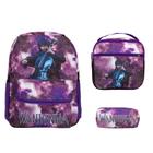 Kit Mochila Infantil Feminina Wandinha Juvenil Costas Tam G