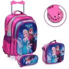 Kit Mochila Infantil Frozen Rodinhas Desenho Personagens