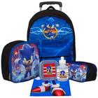 kit mochila de rodinhas Sonic jogo game infantil escolar meninos aulas  bolsa - Multipla Escolha Brasil - Kit Mochila Infantil - Magazine Luiza