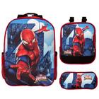 Kit Mochila Infantil Grande Spider Man com Lancheira Costa