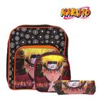 Kit Mochila Infantil Masculina Naruto Creche Passeio Costas