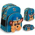 Kit Mochila Infantil Menino Patrulha Canina Volta As Aulas