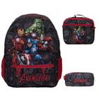 Kit Mochila Infantil Menino Vingadores Juvenil Envio 24 Hrs