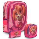 Kit Mochila Infantil Patrulha Canina Lancheira Térmica G