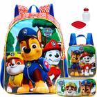 Kit Mochila Infantil Patrulha Canina Paw Patrol Costas Tam G Lancheira Estojo