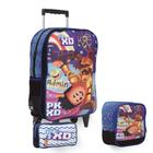 Kit Mochila Infantil PK XD Rodinha Game Desenho Criança