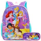 Kit Mochila Infantil Princesas Disney Costas Tam G Estojo - Xeryus