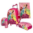 Kit Mochila Infantil Princesas Disney Lancheira Estojo Duplo