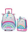 Kit Mochila Infantil Rodinha Creche Pré Escolar Menina Menino Reforçada