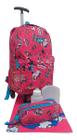 Kit Mochila Infantil Unicórnio Feminina Escolar Aulas Menina - Clio