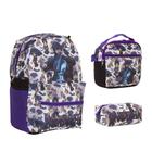 Kit Mochila Infantil Wandinha Costas Lancheira Estojo Grande