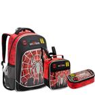 Kit Mochila, Lancheira e Estojo Homem Spider Dark Aranha