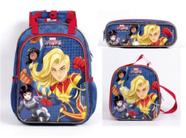 Kit Mochila + Lancheira + Estojo Duplo Marvel Rising Secret Warriors DMW (SKU14107K)