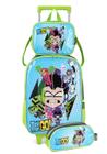 Kit Mochila Lancheira Estojo Infantil Jovens Titans 39702