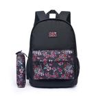 Kit Mochila Onbongo Bolsa Feminina Reforçada Impermeável Notebook Com Estojo