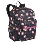 Kit Mochila Paul Frank Escolar Juvenil Costas Macaquinho G