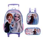 Kit Mochila Roda Frozen Original Xeryus