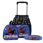 Kit Mochila Rodinha Criança Pre Escola Homem Aranha Passeio - TOYS 2U