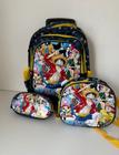 Kit Mochila Rodinha Infantil One piece Lancheira Estojo