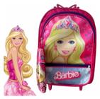 Kit Mochila Rodinha Lancheira Estojo Menina Volta As Aulas Barbie