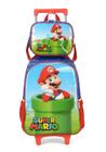 Kit Mochila Rodinha Lancheira Super Mario Bros Luxcel 39432