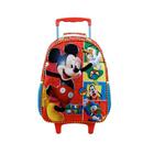 Kit Mochila Rodinha M Lancheira Estojo Escolar Mickey Mouse