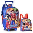 Kit Mochila Rodinhas e Lancheira Oficial ONE PIECE OP3591K - Clio