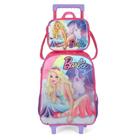 Kit Mochila Rodinhas Lancheira Luxcel Barbie Unicórnio Pink