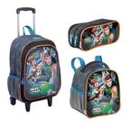 Kit Mochila Rodinhas Max Steel Tam G 19x 3d Sestini 2019