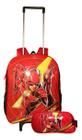 Kit Mochila The Flash Filme Rodinhas Escolar Meninos Infanti