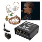 Kit Monitor Com Fio PH200 Fone IN Ear EDX Pro X Dual driver Serie X Especial