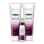 Kit Monoi Oil Shampoo Hidratante 300ml + Monoi Oil Condicionador Hidratante 300ml + Monoi Oil Perfume Capilar 60ml