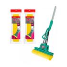 Kit Mop Noviça Sekito Com Cabo Bettanin Original + 2 Refil