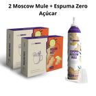 Kit Moscow Mule Preparado Sache Espuma Gengibre Zero Acucar Easy Drinks