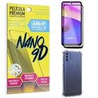 Kit Moto E40 Película Premium Nano 9D + Capa Anti Impacto - Armyshield