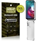 Kit Moto G30 Película 3D Fácil Aplicação+Capa Anti Impacto