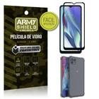 Kit Moto G50 5G Película Protetora 3D + Capinha Anti Impacto - Armyshield