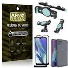 Kit Moto G50 5G Suporte Veicular 3 em 1 + Película 3D + Capa Anti Impacto - Armyshield