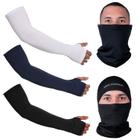 Kit Motociclista UV com 3 Manguito + 1 Balaclava + 1 Bandana - USUP