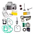 Kit Motor Titan 150 Bros Pistao Biela Rolamento Vela Junta