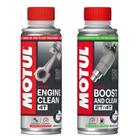 Kit Motul Limpa Motor Injeção Boost and Clean + Engine Clean