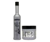 Kit Mousse + Shampoo Silver Black Tonalizante para Cabelos Brancos e Grisalhos 2 unidades