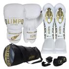 Kit Muay Thai Branco Profissional Legendary Edition