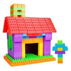 Kit multi blocos infantil c/ 200 peças super econômico e resistente peças confeccionadas especialmente para as crianças