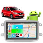 Kit multimidia android 7" sandero 11/24 2 din carplay