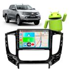 Kit Multimídia Android 9 Polegadas L200 Triton 2016-2022 CarPlay