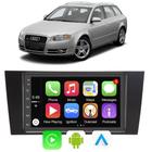 Kit Multimidia Android Auto Carplay Audi A4 2002 2003 2004 2005 2006 2007 2008 2 7" Voz Google Siri