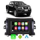 Kit Multimidia Android Auto Carplay Frontier 2017 A 2021 2022 2023 7" Voz Google Siri Tv Online Gps