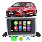 Kit Multimidia Android-Auto/Carplay HB20 2020 2021 2022 2023 2024 7" Voz Google Siri Tv Online GPS